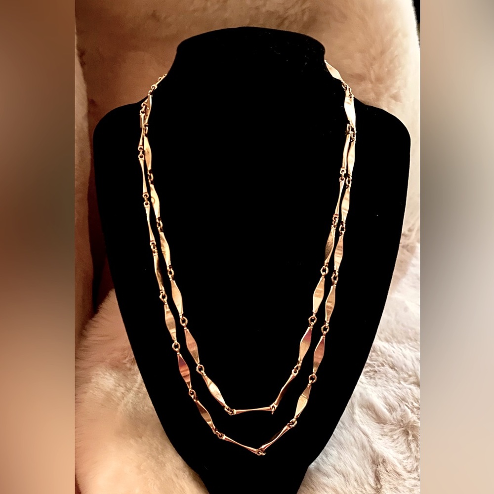 Gold plated necklace